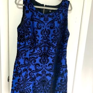 Beautiful blue velvet dress
